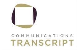 Communications Transcript